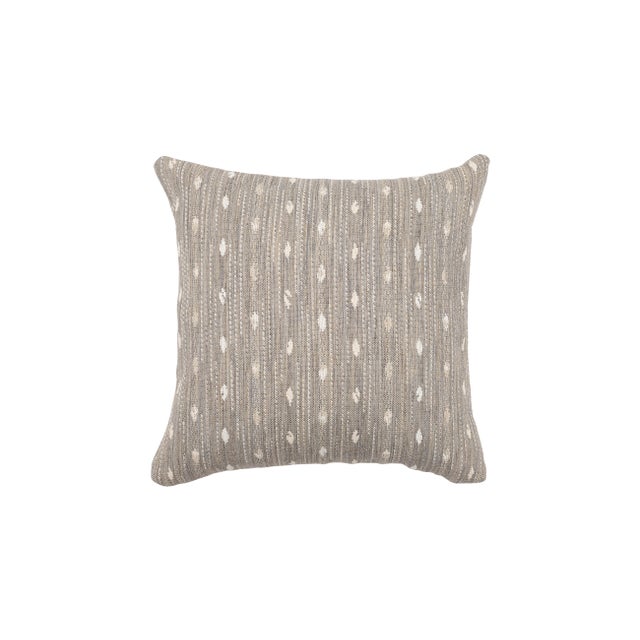 Decorative pillow; knife edge; hidden zipper closure; 90/10 feather/down insert Dry Clean