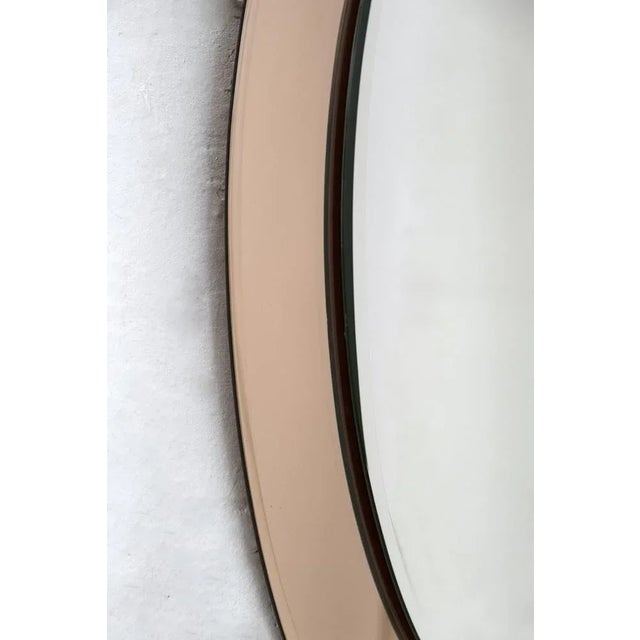 This mirror was designed and produced by Antonio Lupi for Cristal Luxor. As per photo it has two scratches on the...