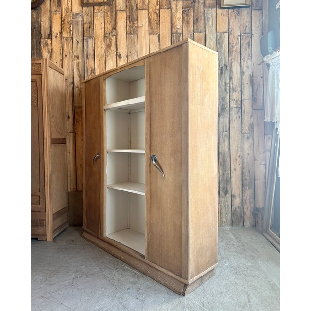 1940s Art Deco Oak Bookcase, 1940s For Sale - Image 5 of 16