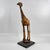 Early 20th Century Giraffe Wood Sculpture on Custom Base For Sale In Denver - Image 6 of 9