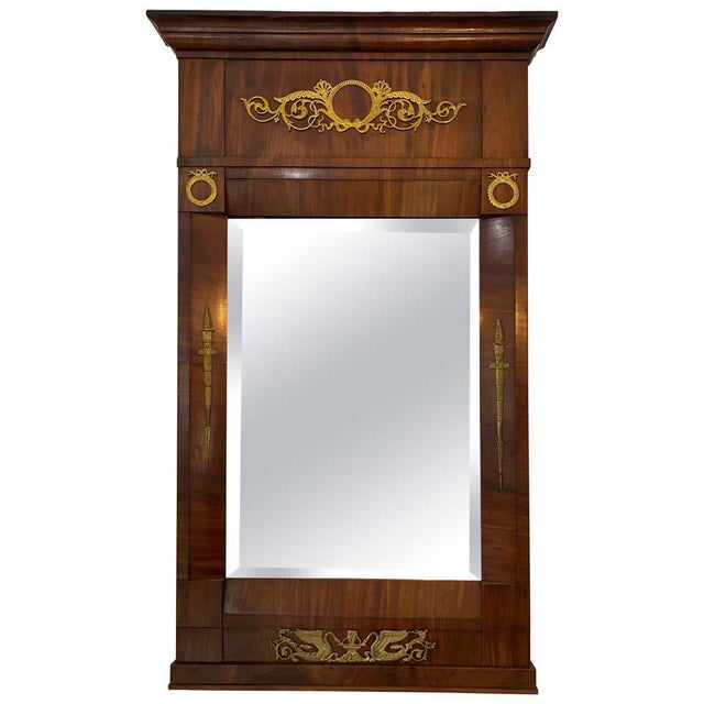 1810 Trumeau Mirror For Sale - Image 10 of 11