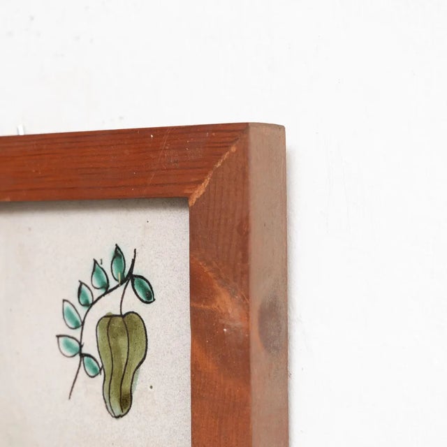 Early 20th Century Hand-Painted Catalan Tile Set, Set of 4 For Sale - Image 11 of 12