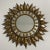 Gold Wrought Iron Sun Mirror, 1960 For Sale - Image 8 of 8