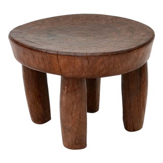 African Tribal Wood Stool For Sale