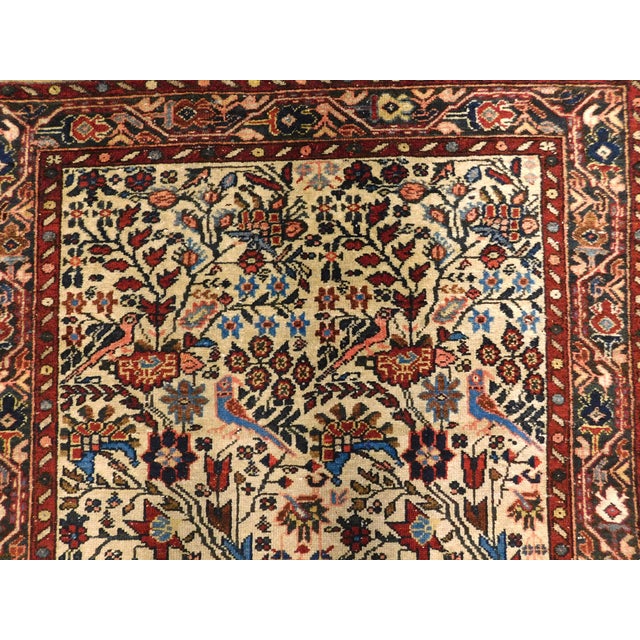 Antique Persian Rug. 3'4"x 4'9" For Sale - Image 4 of 18