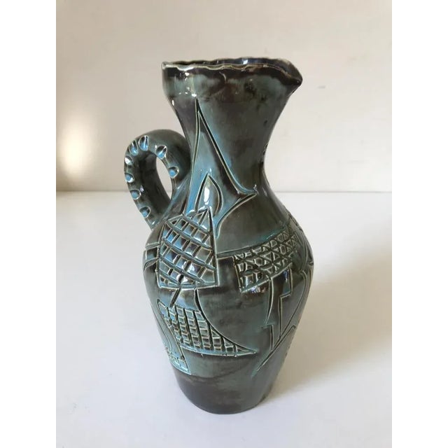 Ceramic Pitcher by Huguette Bessone, 1960s For Sale - Image 6 of 12