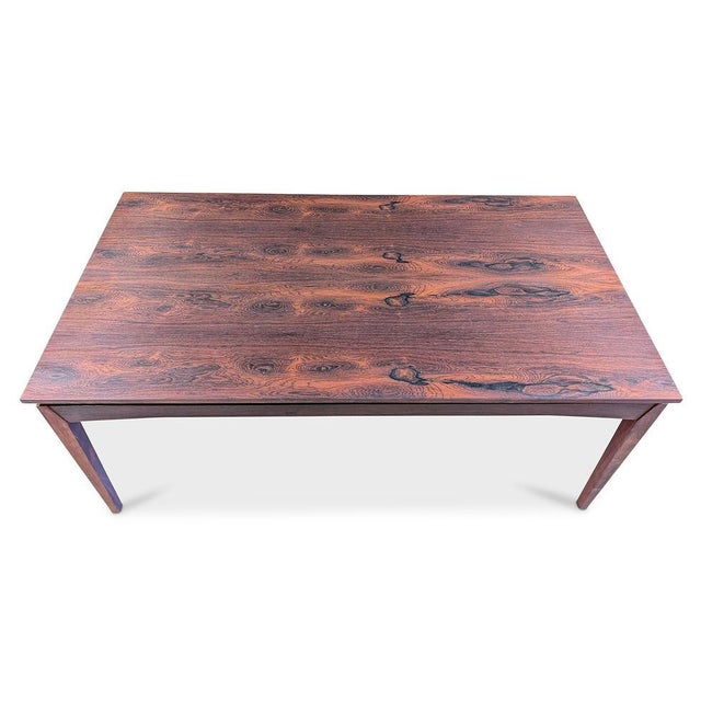 Mid-Century Modern 1950s Rosewood Dining Table Attributed to Bramin- 102559 For Sale - Image 3 of 7
