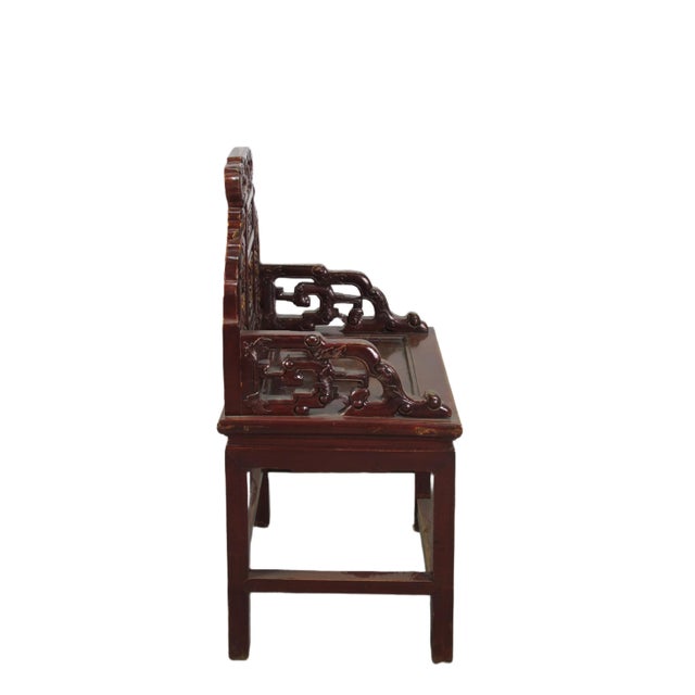 Pair Antique Chinese Taishi Chairs 1 For Sale - Image 10 of 12