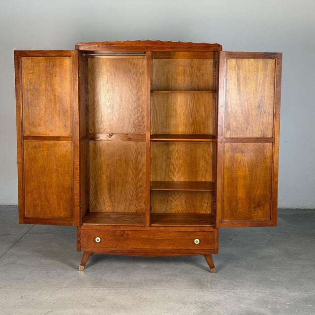 Oak Wardrobe from Italo Gamberini, 1940s For Sale - Image 12 of 18