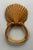 1970s Vintage Coastal Hollywood Regency Scallop Shell Towel Rings Hardware, a Pair For Sale - Image 5 of 9