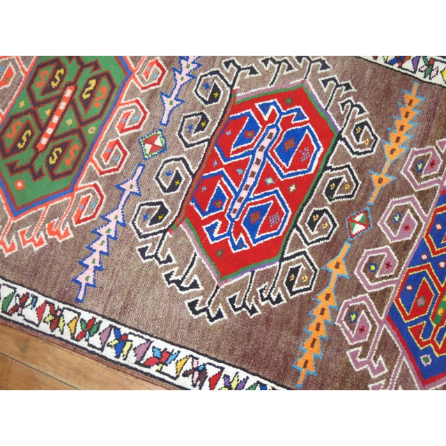 Asian Antique Vintage Turkish Anatolian Runner - 3'1" x 10'2" For Sale - Image 3 of 7