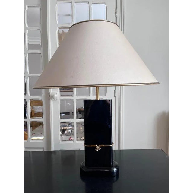 Large Resin Lamp, 1980s For Sale - Image 11 of 11