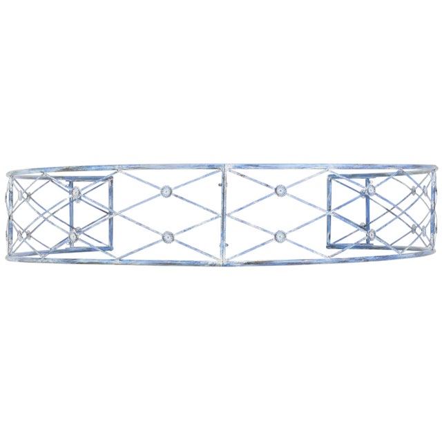 Metal Mizell Moon Gateway - Mossy Blue For Sale - Image 7 of 10