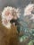 Joseph Mittey, Bouquet of Chrysanthemums, 1871, Oil on Canvas For Sale - Image 4 of 11