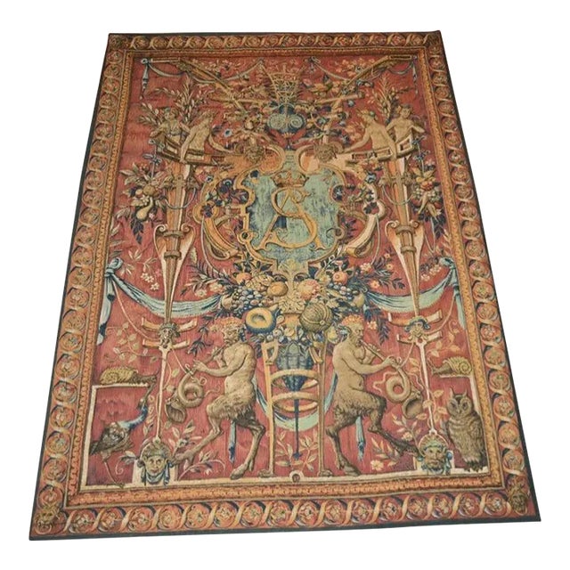 Stunning Vintage French Tapestry, King Sigismond of Krakow, Poland For Sale