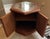 Chinese Chinese Carved Hexagonal End Table Cabinet With Glass Top For Sale - Image 3 of 9