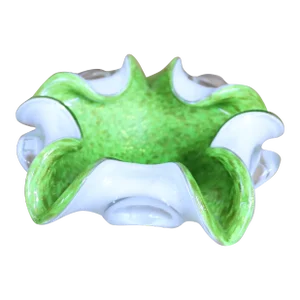 Scalloped Murano Glass Dish