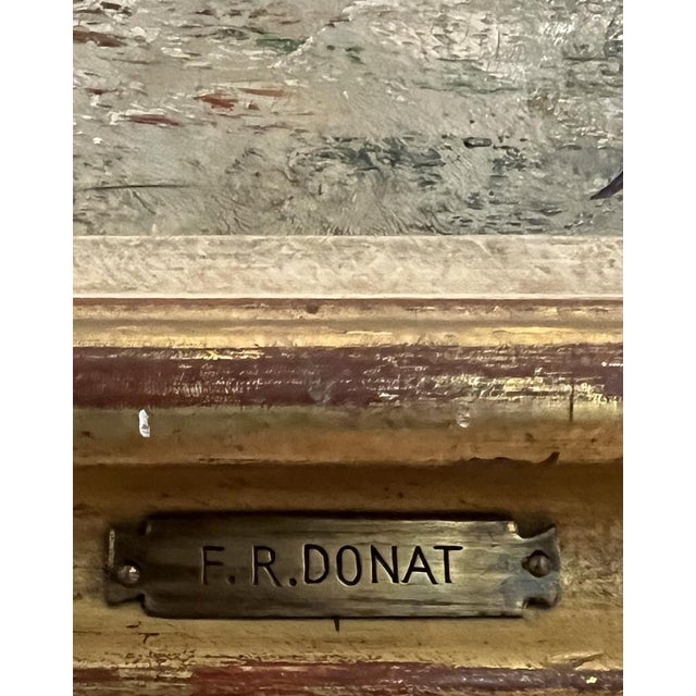 Frederick Reginald Donat, Pêcheur, Oil on Wood, Framed For Sale - Image 13 of 14