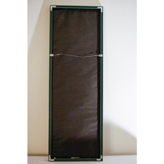 1980s Vintage "Ebla to Damascus" Original Smithsonian Exhibition Poster in Sage Green Metal Frame For Sale - Image 4 of 11