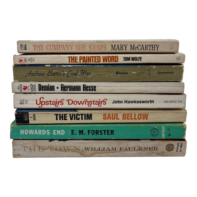 Vintage Soft Cover Books Set/8 For Sale