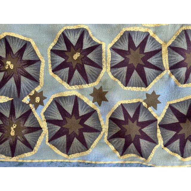 Vintage Silk Scarf Designer Textile For Sale - Image 9 of 12
