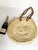 Boho Chic 20th Century Bohemian Rattan and Leather Bag, France For Sale - Image 3 of 13