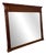 Antique French Carved Walnut Wall Mirror For Sale