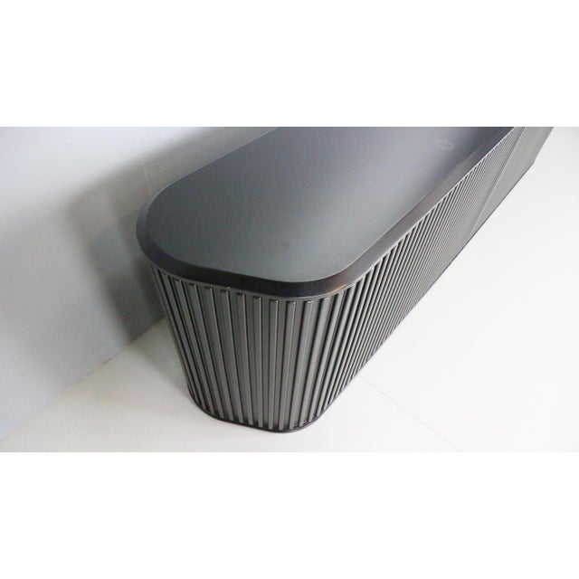 1970s Roller Shutter Sideboard attributed to Aldo Van Den Nieuwelaar for Pastoe, 1978 For Sale - Image 5 of 14