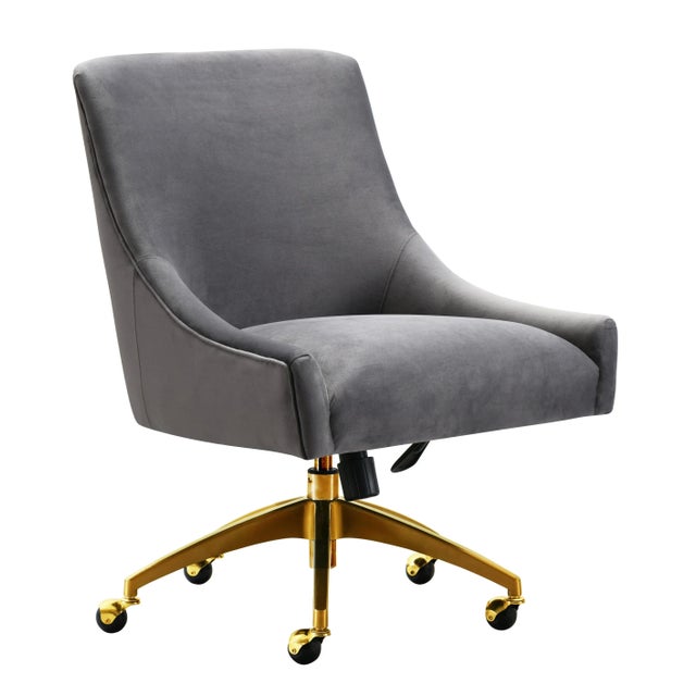 Gray Beatrix Grey Office Swivel Chair For Sale - Image 8 of 8