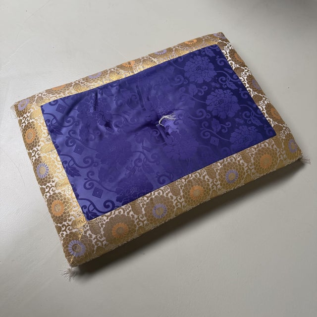 Haishiki / Terayō Zabuton Ceremonial Temple Floor Cushion, 1980s For Sale - Image 9 of 18