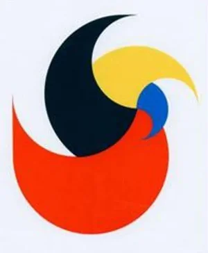 1997 Abstract Serigraph by Anton Stankowski, Limited Edition