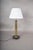 Vintage Brass Column Table Lamp with Marble Base, 1950s For Sale - Image 6 of 10