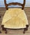 Vintage French Country Rush Seat Carved Wood Chairs, a Pair For Sale - Image 10 of 10