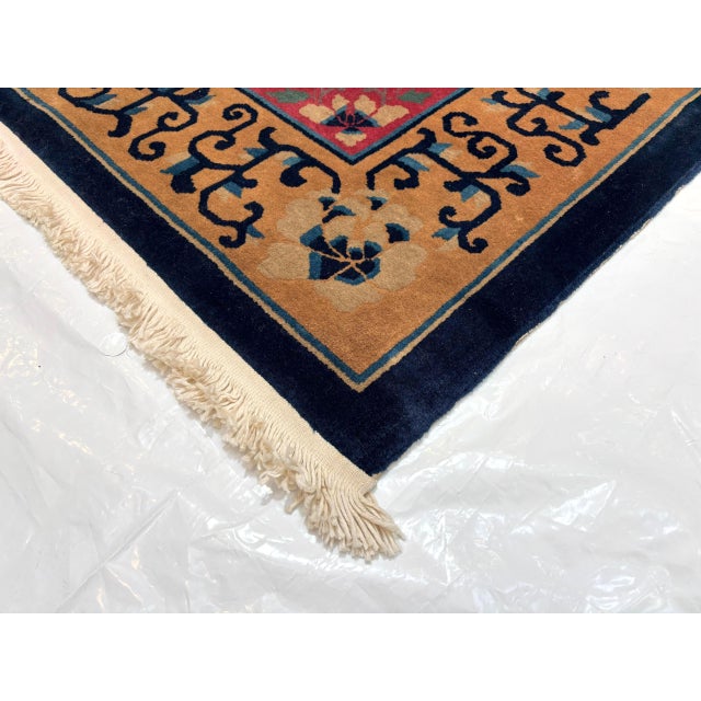 1930s Antique Art Deco Chinese , 9' X 11'6" For Sale - Image 5 of 5