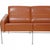 3303 Two-Seater Sofa in Cognac Leather by Arne Jacobsen, 1980s For Sale - Image 10 of 18
