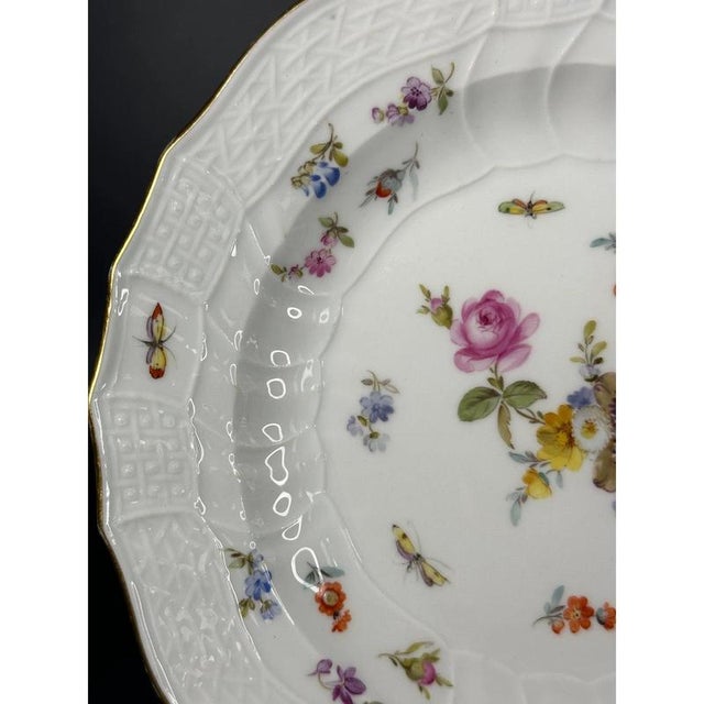 Wilhelm II Neubrandenstein Plates from Meissen, 1893-1915, Set of 2 For Sale - Image 3 of 13