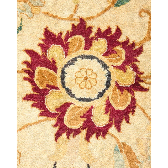 Moroccan Vintage Moroccan Hand Knotted Wool Area Rug, Sand - 7'10" X 10'3" For Sale - Image 3 of 9