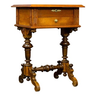Antique Gründerzeit Sewing Table For Sale