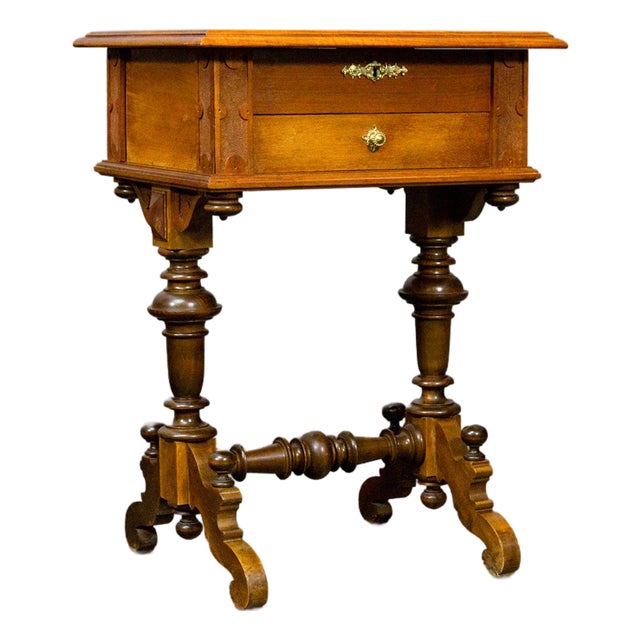 Antique Gründerzeit Sewing Table For Sale
