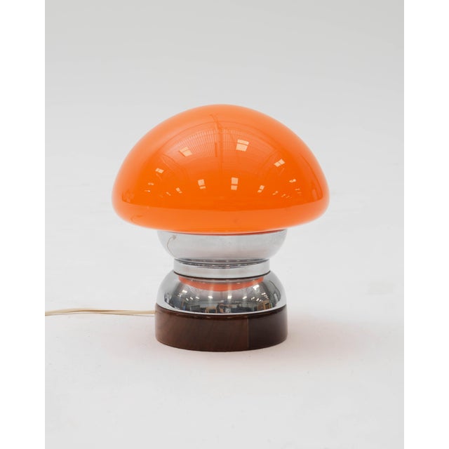 Mushroom Table Lamp, 1970s For Sale - Image 4 of 4