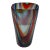 Adriano Dalla Valentina (1945-2019) Murano Glass Striped Vase For Sale