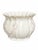 Belleek Georgian Shell Ivory and Blush Pink Parian Porcelain Cachepot With Gold Rim For Sale - Image 9 of 10