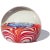 Galliano Ferro Vintage Murano Galliano Ferro Millefiori Flower Mosaic Mandala Red Swirl Italian Art Glass Paperweight For Sale - Image 4 of 6