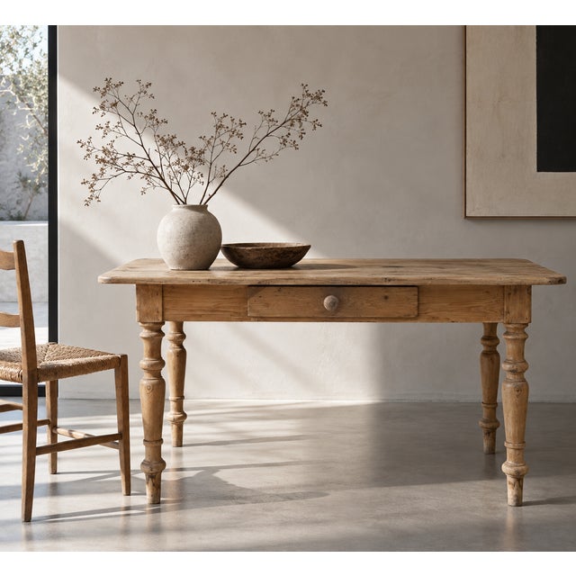 French Farmhouse Pine Table For Sale - Image 11 of 13