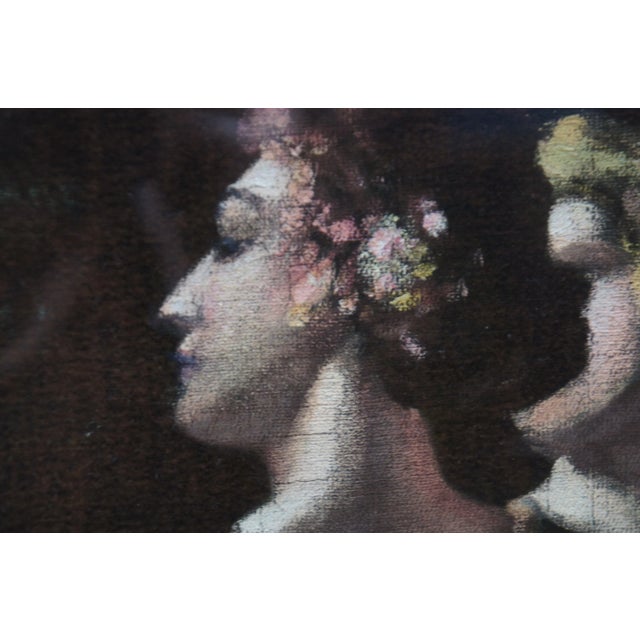 Early 20th Century "Dance of Apollo with Muses" Grand Tour Figurative Oil Painting, Framed For Sale - Image 6 of 13