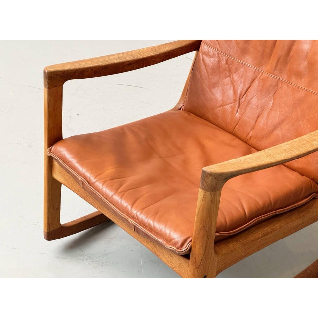 Brown Vintage Danish Lounge Chair from France & Søn, 1960s For Sale - Image 8 of 18