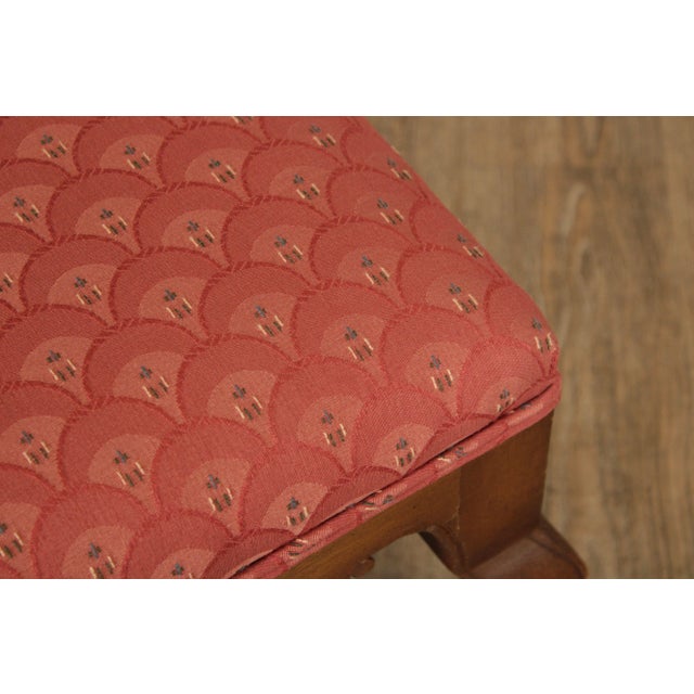 Late 20th Century French Rococo Style Pair of Carved Stools For Sale - Image 5 of 12