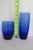 Mid 20th Century Cobalt Blue Glass Tumblers Bar Cups Mid Century Modern Drinkware - Set of 13 For Sale - Image 13 of 16