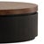 Burl & Ebony Round Coffee Table For Sale - Image 4 of 4