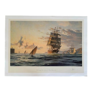 John Stobart Large Pencil Signed Numbered San Francisco Ltd Edition Maritime XL Lithograph For Sale